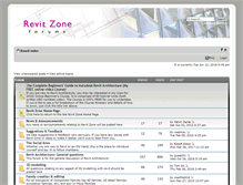 Tablet Screenshot of forums.revitzone.com